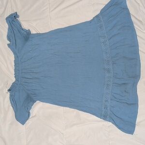 NAIF Women's Tunic in Sky Blue